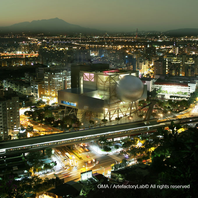 Taipei Performing Arts Center has been transform into a Magical Cube / United Daily News