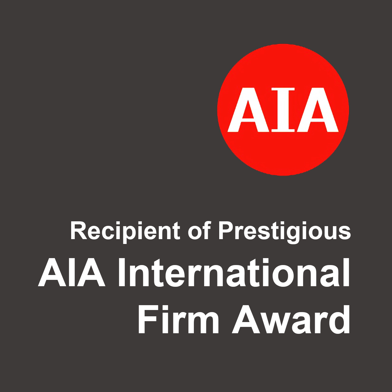 姚仁喜 | 大元建築工場 榮獲2025年美國建築師協會（AIA）國際事務所獎